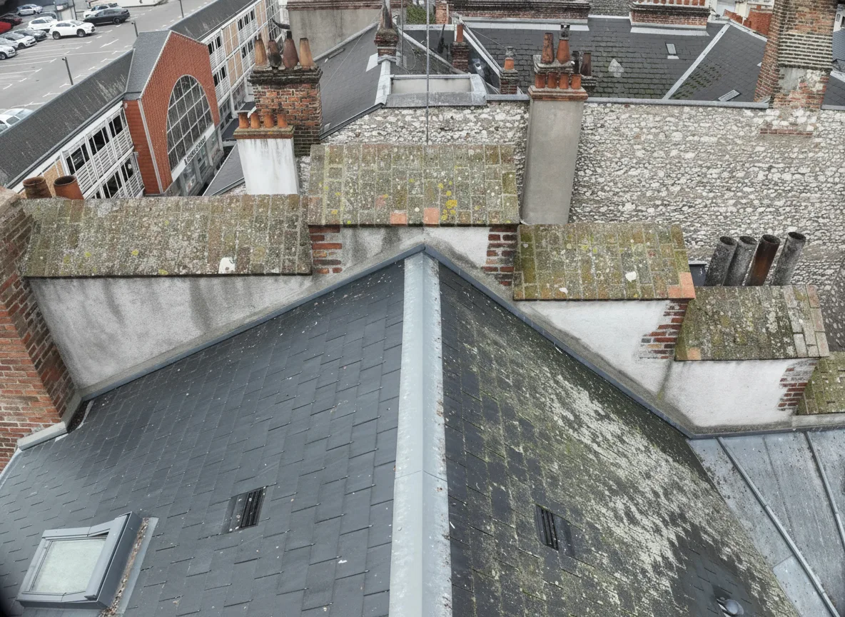Inspection de toiture par drone à Amiens Inspection de toiture par drone à Amiens